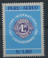 Perou 1967 Lions Club  MNH - Rotary, Lions Club