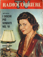 RADIOCORRIERE TV 24 1961 Marcella Pobbe Monica Vitti Peppino Di Capri Roberta Stoppa Connie Francis - Televisione