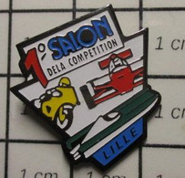710A Pin's Pins / Beau Et Rare / THEME : SPORTS / AUTO MOTO 1e SALON DE LA COMPETITION LILLE - Autorennen - F1