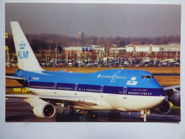 KLM  B 747-400    /   AIRLINE ISSUE / CARTE COMPAGNIE - 1946-....: Moderne