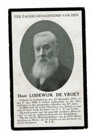 Doodsprentje 1916 Lodewijk De Vroey : Korbeek-Lo - Scheut . - Religión & Esoterismo
