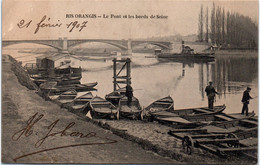 91 RIS ORANGIS - Le Pont Et Les Abords De Seine - Ris Orangis