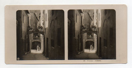 Y23131/ NPG Stereofoto  Siena Il Ghetto Foto Ca.1910 - Unclassified