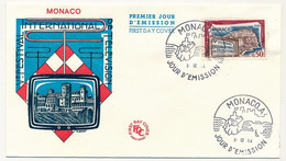 MONACO => Env FDC - V° Festival International De Télévision - 3/12/1964 - Monaco-A - FDC