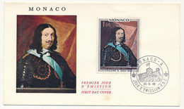 MONACO => Env FDC - Honoré II - Philippe De Champaigne - 25/11/1969 - Monaco-A - FDC