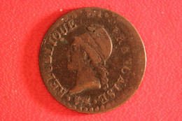 France - Centime An 6 A Paris Dupré - Fauté Double Frappe 6663 - 1795-1799 Direktorium