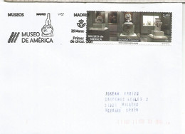 MADRID CC CON MAT PRIMER DIA FDC MUSEO DE AMERICA COLON ARTE PRECOLOMBINO - Indiens D'Amérique