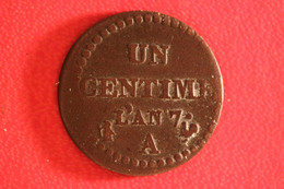 France - Centime An 7 Sur 6 A Paris Dupré 6677 - 1795-1799 Direktorium