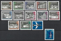 Année 1962/63 Complete Berlin En Neuf **  N 196/209 - Unused Stamps