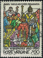 Vatican 1990 Oblitéré Used Activité Missionnaire Saint Willibrord Y&T VA 876 SU - Used Stamps