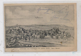 6540 SIMMERN, Historische Ansicht Von 1645, Nach Merian - Simmern