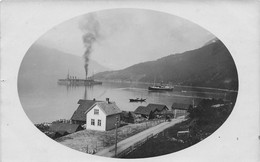 Norway Album 1913 Postcard Photo Foto Postkort NORGE. Loen  Skip Boat Fra Loen I Norfjord  Steamer - Norwegen