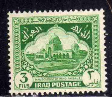 IRAQ IRAK 1941 1942 MAUSOLEUM OF KING FAISAL 3f  MNH - Irak