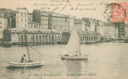 Marseille CPA 13 Bouches Du Rhône Le Vieux Port La Santé Barque Voile Carte Précurseur 1903 - Vieux Port, Saint Victor, Le Panier