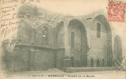 Marseille CPA 13 Bouches Du Rhône Ruine De La Major Monument Carte Précurseur 1903 - Monumenti