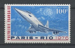 POLYNESIE 1976 PA N° 103 ** Neuf MNH Superbe C 22 € Avions Planes Concorde Transports - Non Classificati