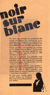 75- PARIS- DEPLIANT ECOLE SUPERIEURE PUBLICITE PRATIQUE- 8 RUE RICHELIEU- NOIR SUR BLANC - DUPUY ET ROMBAUT - Publicités