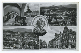 Schlesien Hirschberg I. Riesengeb. Markt Mit Rathaus 1941 Jelenia Góra - Schlesien