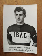 Cyclisme - Cyclistes - Carte Publicitaire IBAC 1963 : FERRARI Danilo - Ciclismo