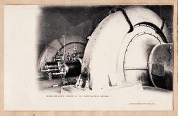 X62063 Mines De LENS Fosse N°12 Ventilateur Rateau 1900s Phototypie BREGER Librairie DELATTRE GOUDIN Pas-de-Calais - Lens