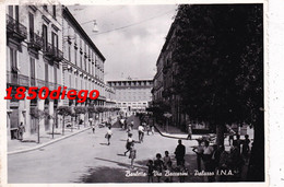 BARLETTA - VIA BACCARINI - PALAZZO I. N. A. F/GRANDE VIAGGIATA 1956 ANIMAZIONE - Barletta