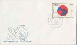 CUBA 1988 FDC  @D2337 - Lettres & Documents