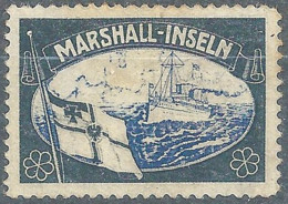 Vignette  "Kaiserjacht"        Ca. 1900 - Islas Marshall