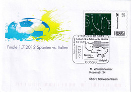 Germany 2012 Postal Stationery: Football Soccer Fussball : UEFA EURO Poland & Ukraine: Kiev Finale: Spain - Italy - UEFA European Championship