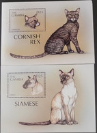 SO) GAMBIA, SIAMESE, CATS, SERIES OF 2, MNH - Gambia (1965-...)