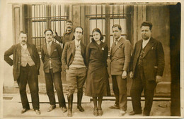 Paris 8ème * Carte Photo * Le Personnel De La Compagnie Algérienne 50 Rue D'anjou * + NOMS * Banque Banco Bank - Paris (08)