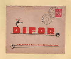 Timbre FM - Poste Aux Armees - 1958 - Enveloppe Illustree Difor - Militaire Zegels