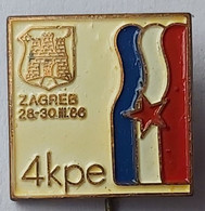 KUGLANJE PRVENSTVO EUROPE  ZAGREB 1986 EUROPEAN BOWLING CHAMPIONSHIP  PIN A6/9 - Bowling