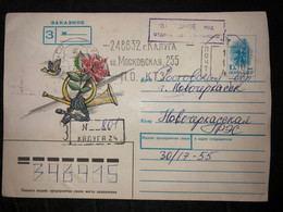 Registered Cover Kaluga To Novocherkass 1995 - Storia Postale