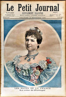 Le Petit Journal N°313 15/11/1896 La Reine De Portugal (Amélie)/Bombes Arméniennes à Constantinople/Tombeau De Carnot - 1850 - 1899