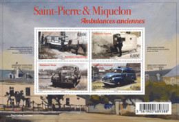 SP & M 2016 - Yv N° F1166 ** - Bloc Les Ambulances (timbres 1166 à 1169) - Blocchi & Foglietti