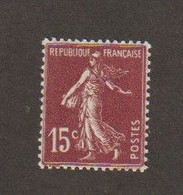 Timbres 1924 - 26  -  N° 189   - Type Semeuse Fond Plein , Inscriptions Grasses  - Neuf Sans Charnière - Non Classificati