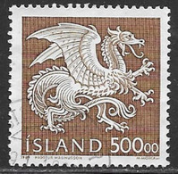 Iceland Scott# 677 Used Dragon, 1989 - Gebraucht