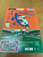 Hong Kong Seven Stamp Card Sports 2008 - Brieven En Documenten