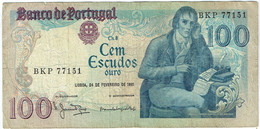 Portugal - Billet De 100 Escudos - Manuel Maria Barbosa Du Bocage - 24 Février 1981 - P178b - Portogallo