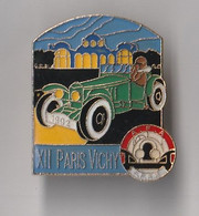 PIN'S THEME AUTOMOBILE  RALLYE   BUGATTI   PARIS  VICHY  SUPER ETAT - Rallye