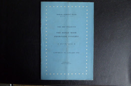 ROYAL ALBERT HALL THE HENRY WOOD PROMENADE CONCERTS 1951 BROCHURE - Otros & Sin Clasificación