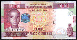 659-Guinée 10 000fr 2012 TY337 Neuf - Guinee