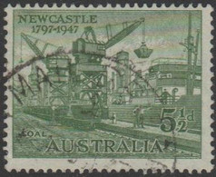 AUSTRALIA - USED 1947 5½d 50th Anniversary Of Newcastle, New South Wales - Gebruikt