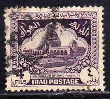 IRAQ IRAK 1941 1942 MAUSOLEUM OF KING FAISAL 4f  USED USATO OBLITERE' - Irak