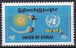 BURMA 1970 Mi-Nr. 218 ** MNH - Myanmar (Burma 1948-...)