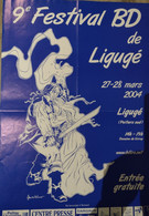 Affiche STALNER Jean-Marc Festival BD Ligugé 2004 (Le Maître De Pierre - Plakate & Offsets