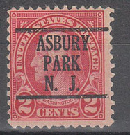 USA Precancel Vorausentwertungen Preo Locals New Jersey, Asbury Park 634-226 - Preobliterati