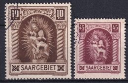 SAAR / SARRE - 1925 - YT N° 101/102 OBLITERES - COTE = 42 EUR. - Usados