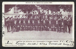 Carte P De 1901 ( Souvenir Du Tir Fédérale De Lucerne 1901 ) - LU Lucerne
