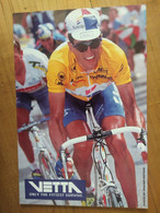 Cyclisme - Cyclistes - Carte Publicitaire VETTA  :  Miguel INDURAIN - Ciclismo